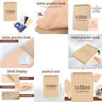Tattoo Practice Book with Silicone Skin