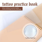 Tattoo Practice Book with Silicone Skin
