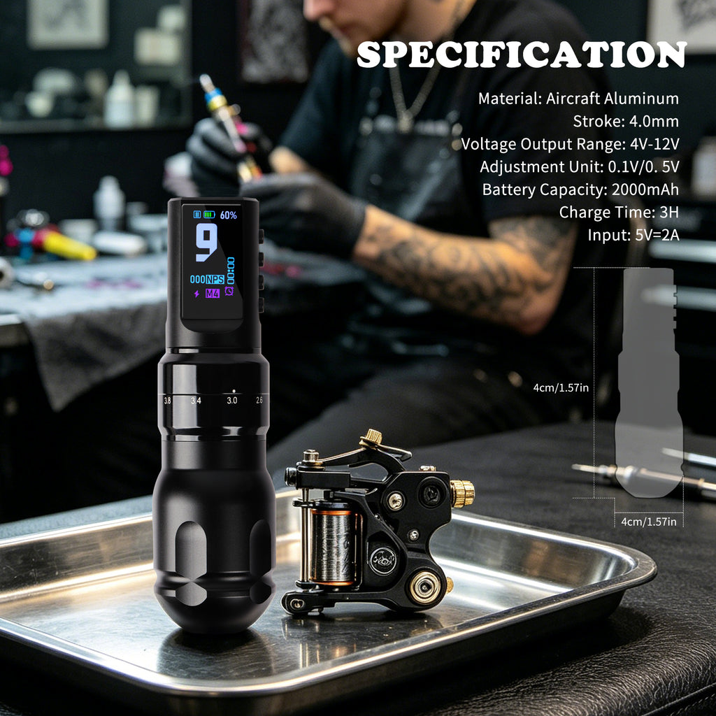 Yikexuanli V1 Wireless Tattoo Pen Machine