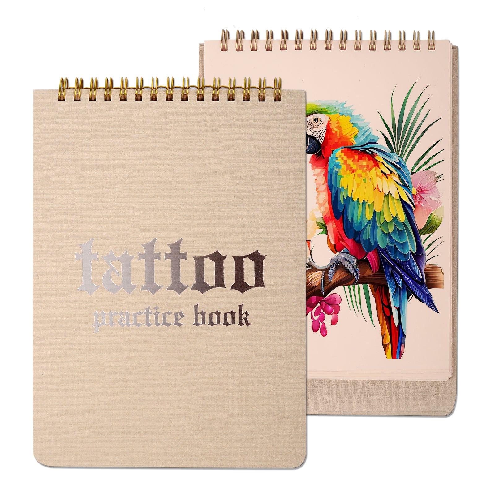 Tattoo Practice Book with Silicone Skin