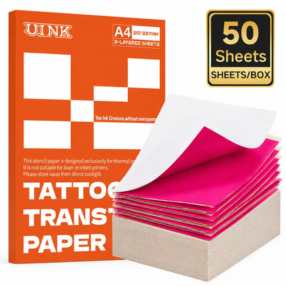 A4 Tattoo Transfer Paper – 100 Sheets