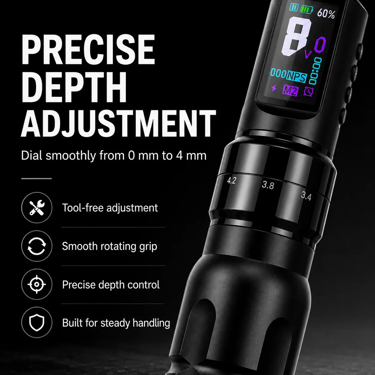 Wireless Tattoo Pen Machine | Yikexuanli V1 – Yikexuanli tattoo.